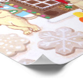 Poster Ginger Pread House Labradors Peinture (Coin)