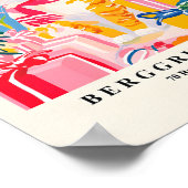 Poster Ginger Tabby Chat À Santa Hat, Noël Imprimer déc (Coin)