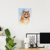 Poster Ginger Tom, Louis Wain (Bureau à domicile)