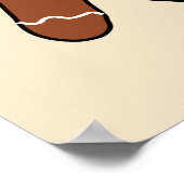 Poster Gingerbread Cookie My Leg Hurle Noël (Coin)