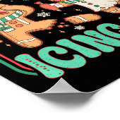 Poster Gingerbread Have You Tried Icing It Funny Christma (Coin)