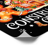 Poster Gingerbread House Construction Crew Cookie Baking (Coin)