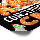 Poster Gingerbread House Construction Crew Decorating Bak (Coin)