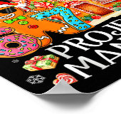 Poster Gingerbread House Project Manager Decorating Bakin (Coin)