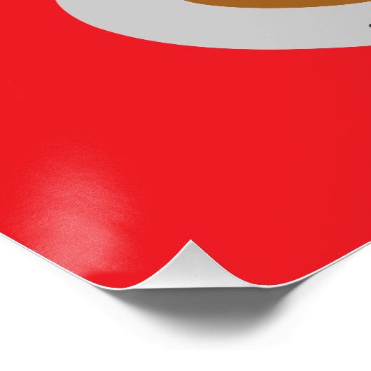 Poster Gingerbread Man Making The Angel In The Snow (Coin)