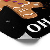 Poster Gingerbread Man Oh Snap Christmas Cookie Costume B (Coin)