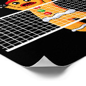 Poster Gingerbread Man Oh Snap Christmas Volleyball Playe (Coin)