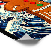 Poster Gingerbread-zilla Vintage Japanese Art Funny Chris (Coin)
