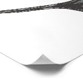 Poster Gingko biloba dessiné à la main. (Coin)