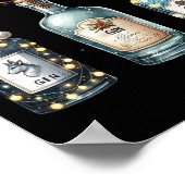 Poster Gingle Bells Funny Gin Gin Bells Christmas Tree Me (Coin)