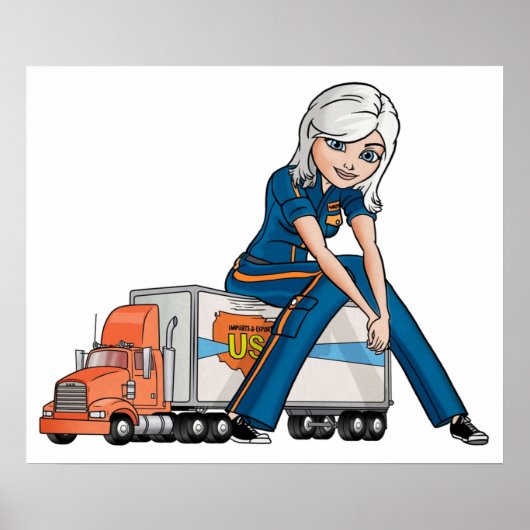 Poster Ginormica Susan Murphy de Monsters vs Aliens (Devant)