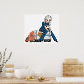 Poster Ginormica Susan Murphy de Monsters vs Aliens (Cuisine)