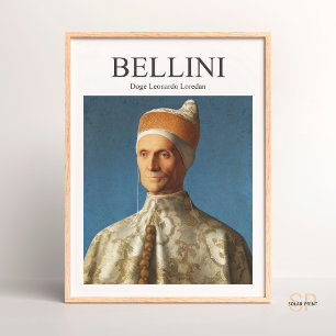 Poster Giovanni Bellini Portrait de Doge Leonardo Loredan