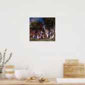 Poster Giovanni Bellini Titien Fête des Dieux (Cuisine)