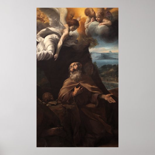 Poster Giovanni Lanfranco - St Conrad Confalonieri - 1618 (Devant)