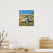 Poster Giovanni Segantini à midi dans les Alpes (Cuisine)