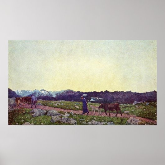 Poster Giovanni Segantini - Nature (Devant)