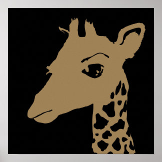 Poster girafe