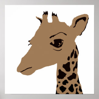 Poster girafe