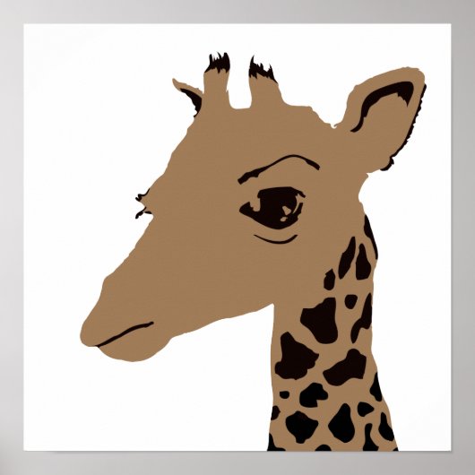Poster girafe (Devant)