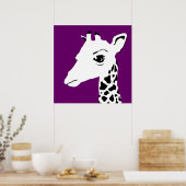 Poster girafe (Cuisine)