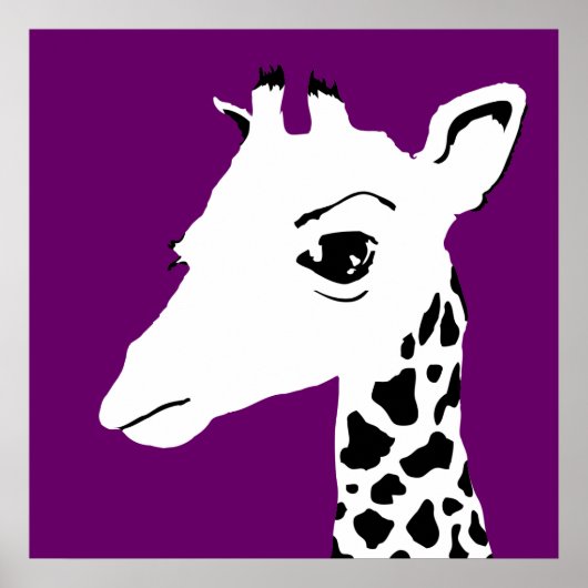 Poster girafe (Devant)