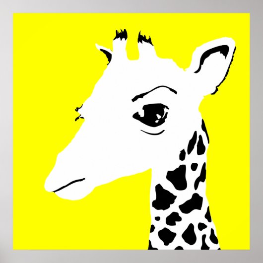 Poster girafe (Devant)
