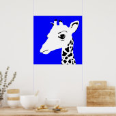 Poster girafe (Cuisine)