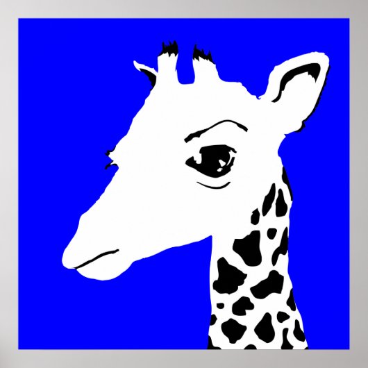 Poster girafe (Devant)