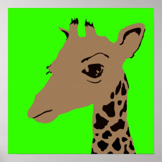 Poster girafe
