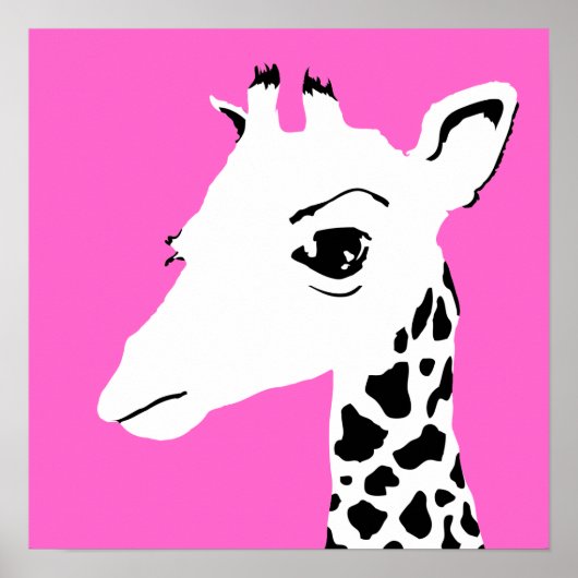 Poster girafe (Devant)