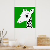 Poster girafe (Cuisine)