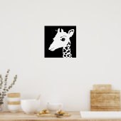 Poster girafe (Cuisine)