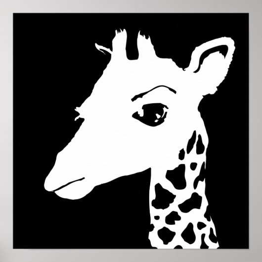 Poster girafe (Devant)