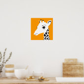 Poster girafe (Cuisine)
