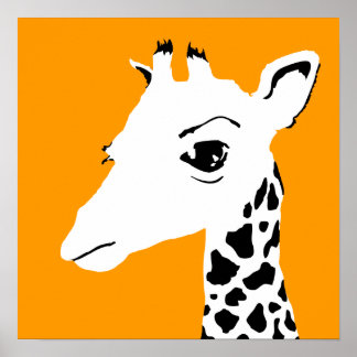 Poster girafe