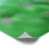 Poster Girafe adorable à la fleur (Coin)