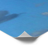 Poster Girafe Capricieuse Dans les Nuages (Coin)