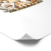 Poster Girafe Cottagecore Champignon _1 (Coin)