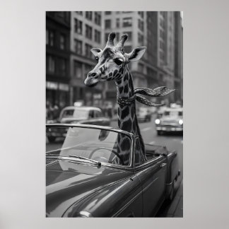 Poster Girafe de New York