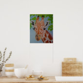 Poster Girafe gracieuse  (Cuisine)