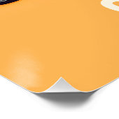 Poster Girafe Mignonne et Fantaisiste dans la Savane (Coin)