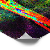 Poster girafe néon (Coin)