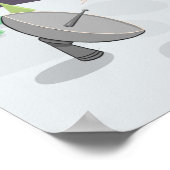 Poster girafe pour bébé garçon. Pépinière pour enfants d' (Coin)