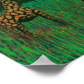 Poster Girafe sur les Avions d'Afrique (Coin)