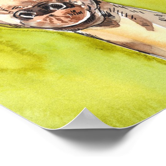 Poster Giraffe (Coin)