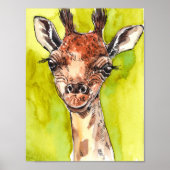 Poster Giraffe (Devant)