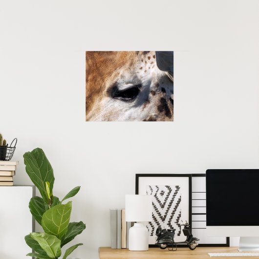 POSTER GIRAFFE (Bureau à domicile)