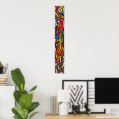 Poster Giraffe (Bureau à domicile)