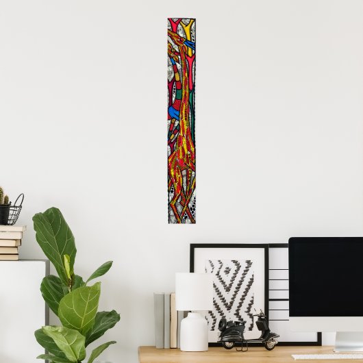 Poster Giraffe (Bureau à domicile)